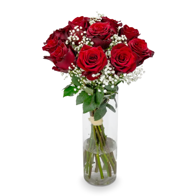 Bouquet of red roses